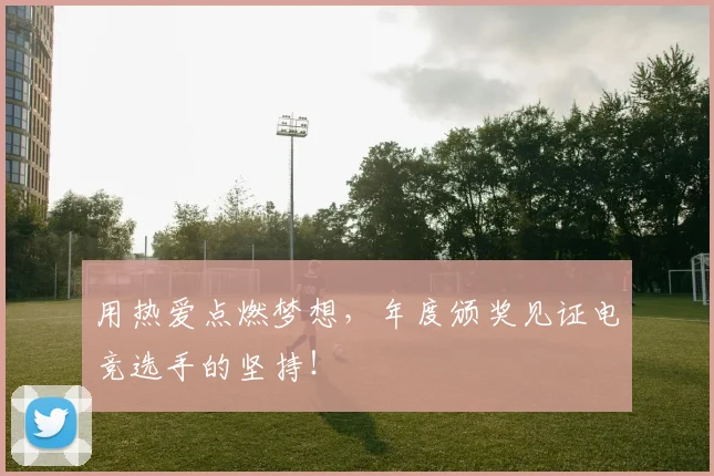 用热爱点燃梦想，年度颁奖见证电竞选手的坚持！